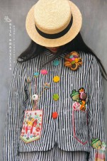 batik amarillis's japonica jacket