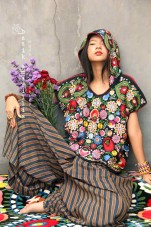 batik amarillis's corsage